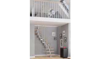 Indoor Modular Staircase Dublin (M) - 180° Turn
